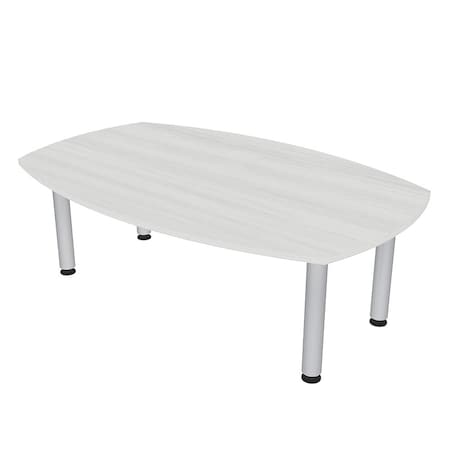 Skutchi Designs 45 in W, 72 in L, 29 in H, Engineered Wood Top, White HAR-ABOT-46X72-PT-WC